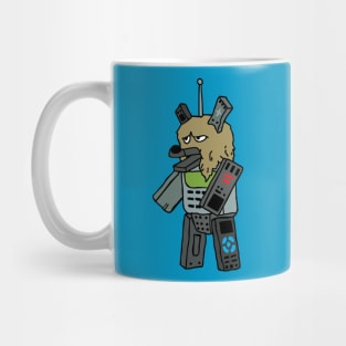 Silly remote control monster guy Mug